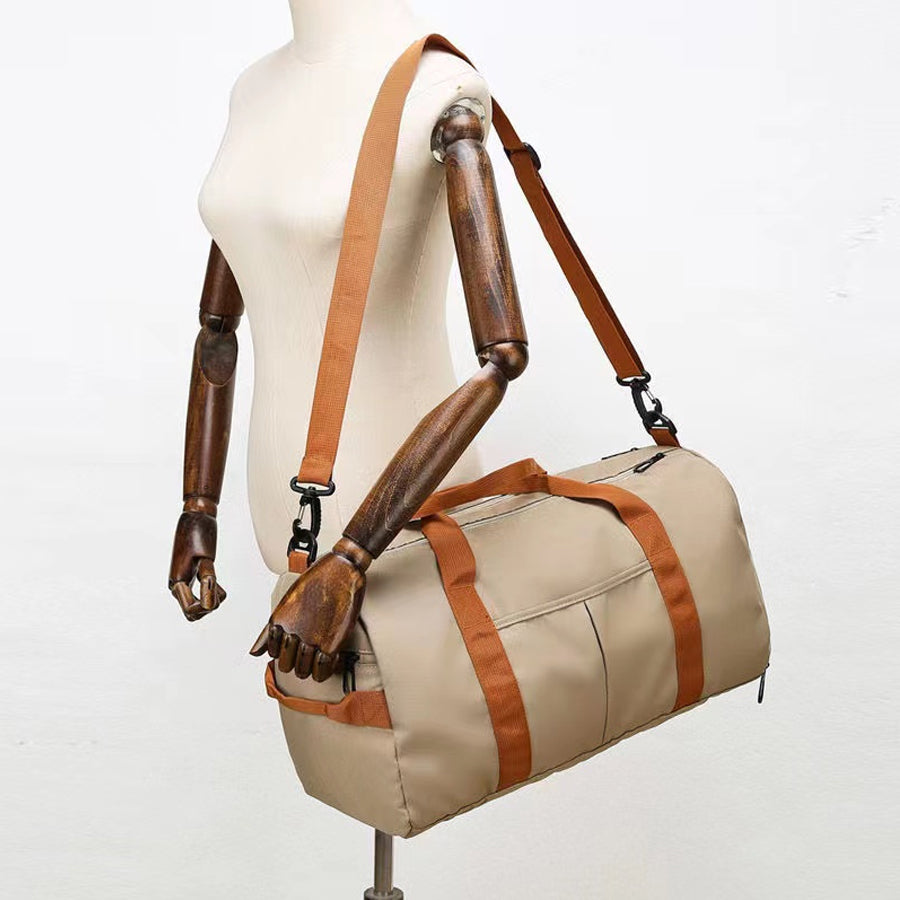 Waterproof Travel Bag with Wet Pocket & Shoe Pouch