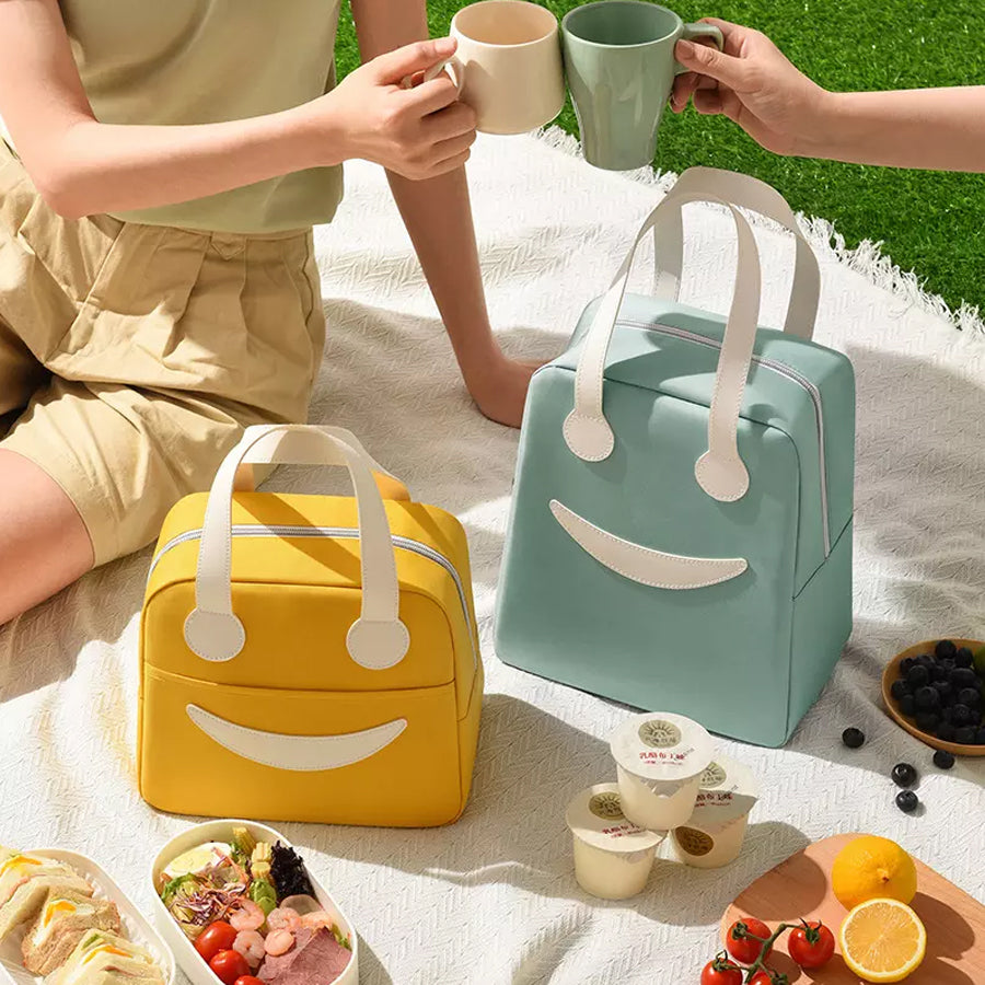 Insulated Roll Top Lunch Box Cooler Bag