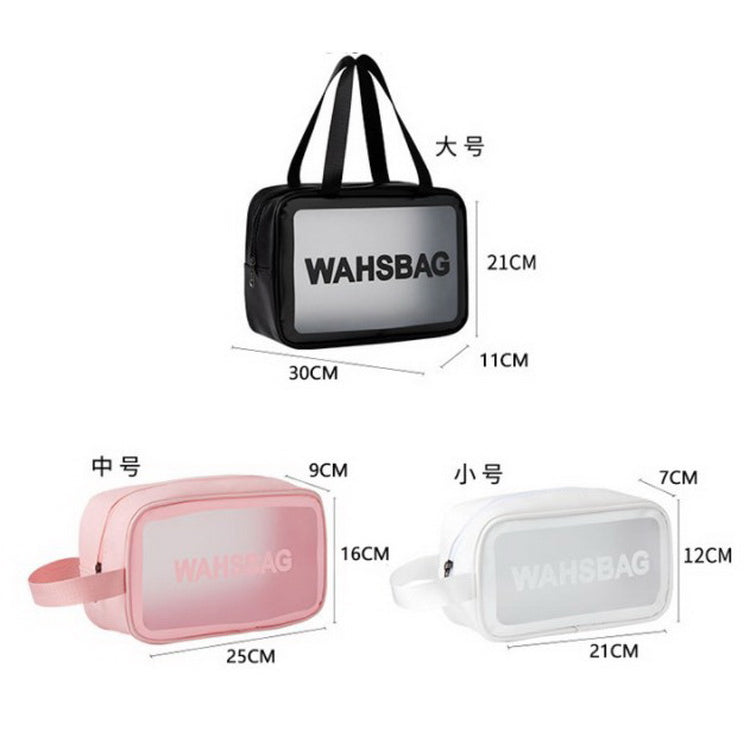 3pcs Set Waterproof PVC Clear Toiletry Bags