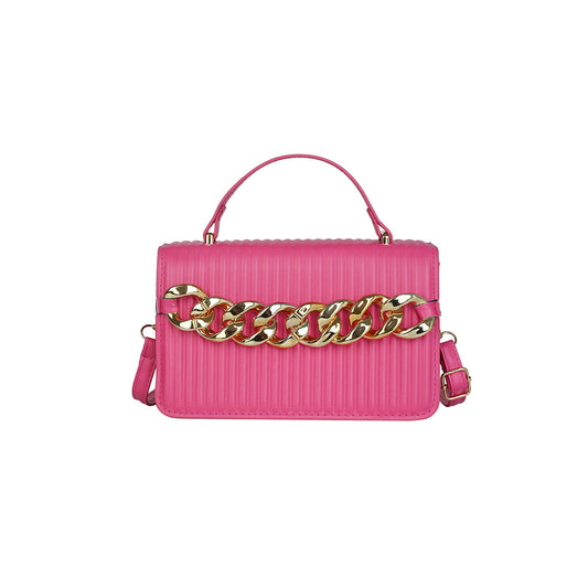 Fashion Handbag Chain Embellished Crossbody Bag