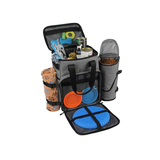 Large Capacity Pet Food Carrier Toys Organizer