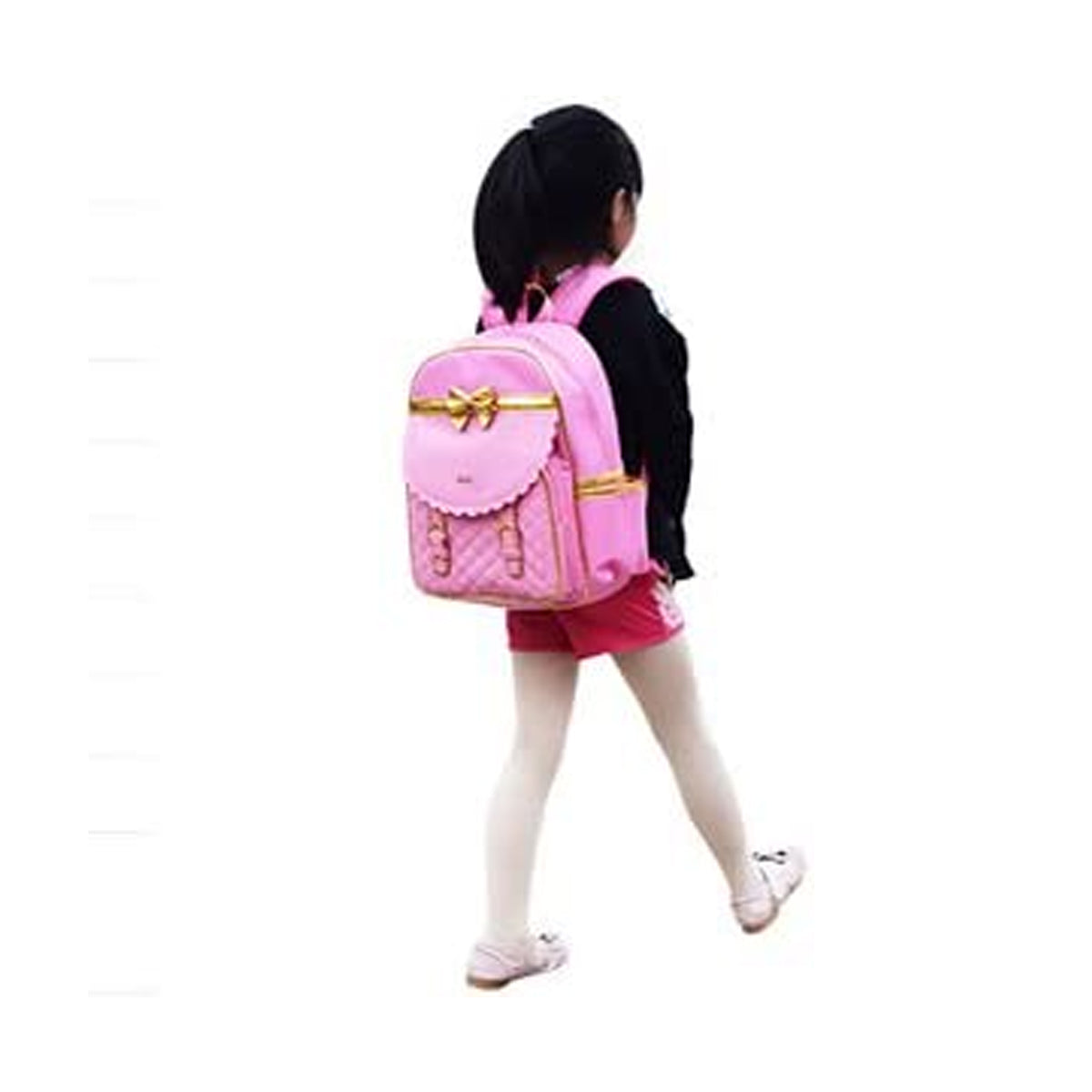 Children Princess Waterproof PU Backpack for Girls
