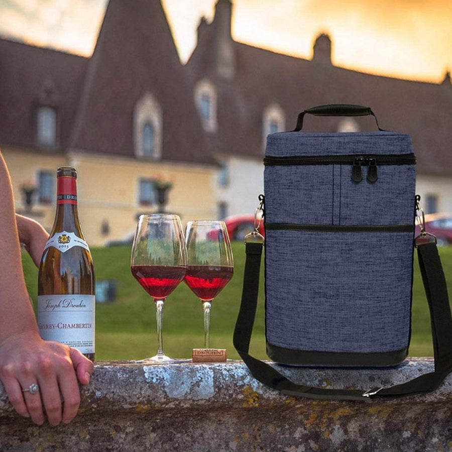 Two Bottles Wine Insulated Cooler Bottles