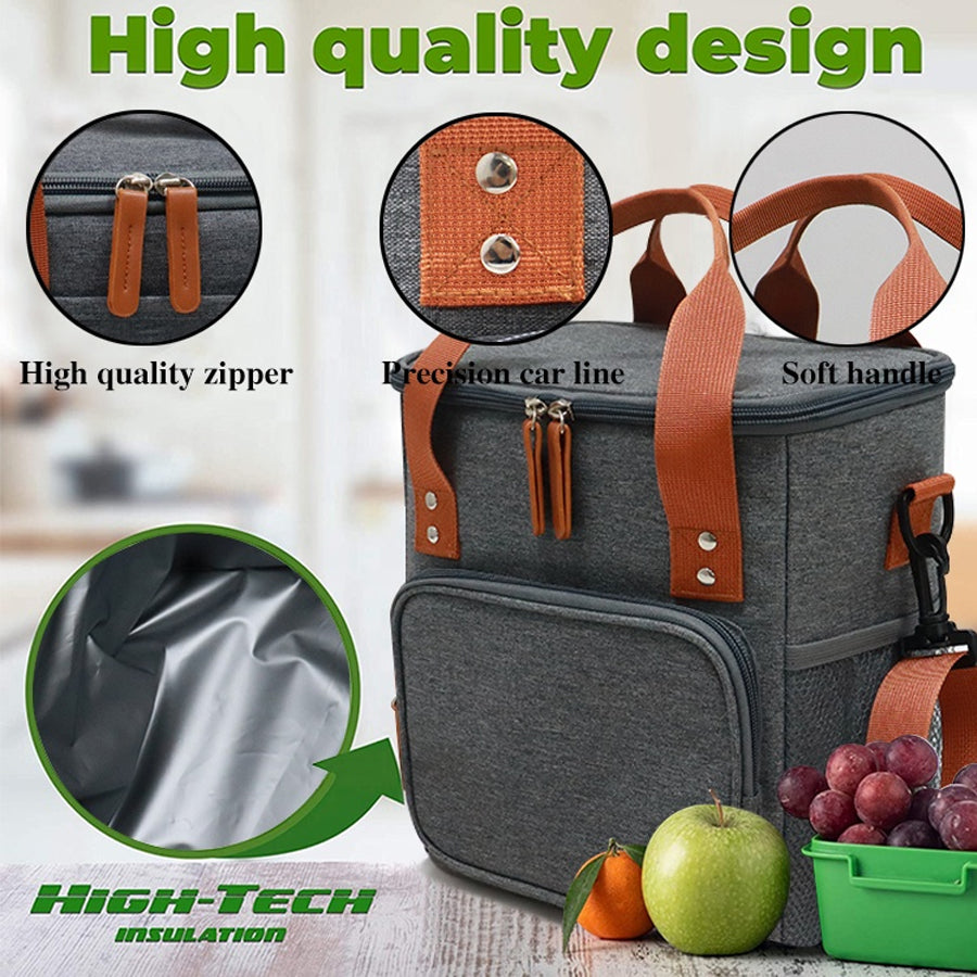 High Quality Waterproof Lining Insulated Lunch Bags