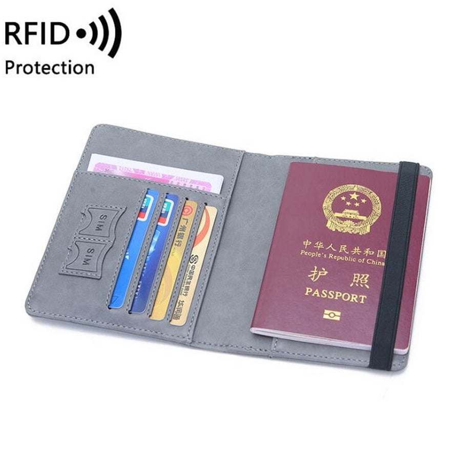 Vintage PU Leather Travel Wallet