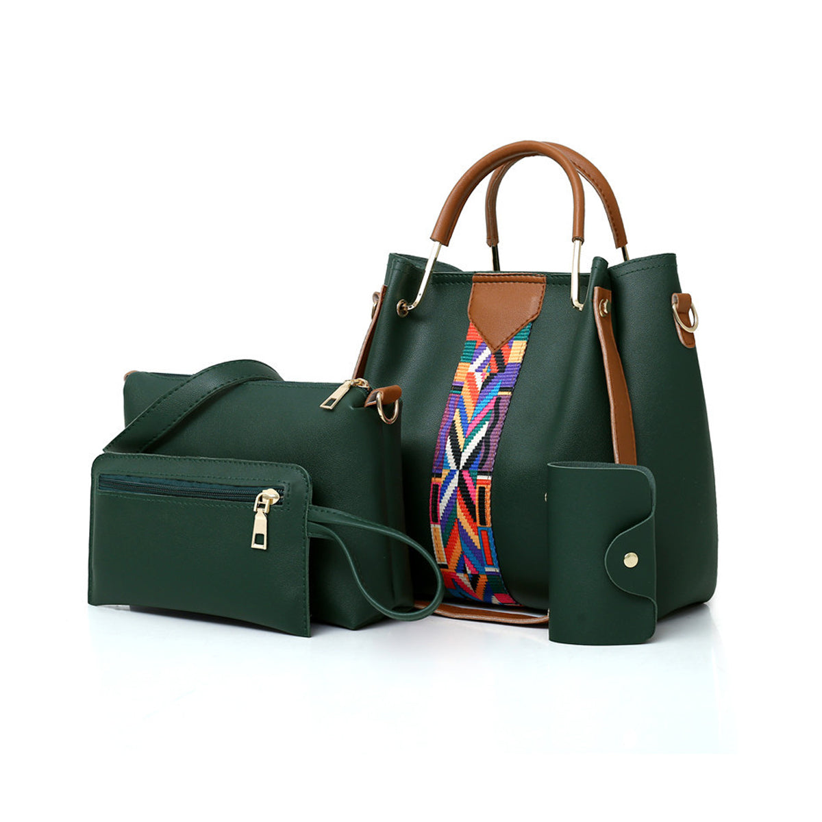 Four-piece Fashion Handbag One-shoulder Messenger Bag
