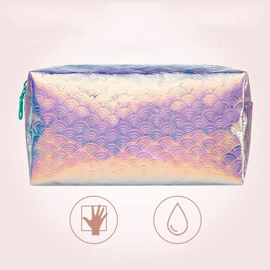 Fashion PU Leather Cosmetic Makeup Multi Function Bag