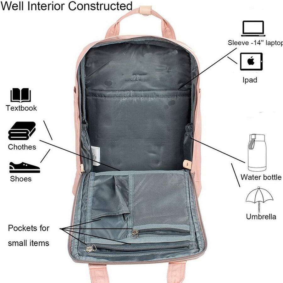 Waterproof Travel School Laptop Backpack