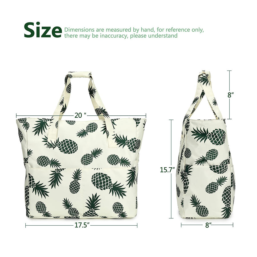 Functional Fashion Pineapple Printing Shoulder Handbag