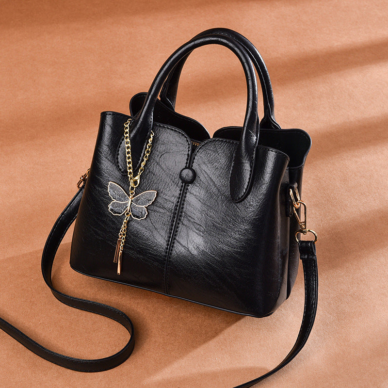 New Fashion Handbag Retro Large Capacity Shoulder Bag