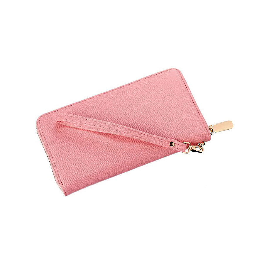 Promotional RFID blocking PU Leather Clutch Wallet