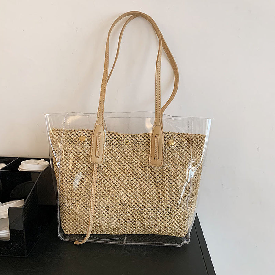 PVC Transparent Plastic Beach Casual Shoulder Bag
