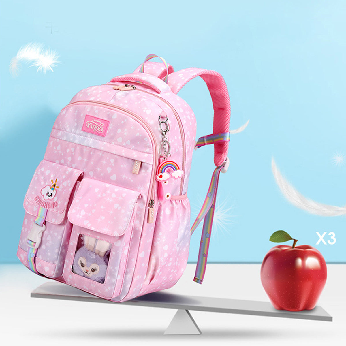 Cute Princess Lightweight Stress Relief Backpack