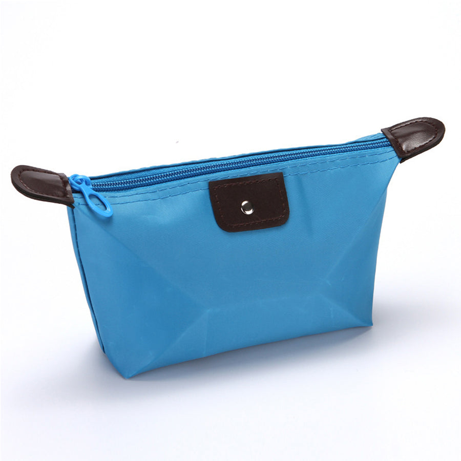 Portable Travel Nylon Makeup Cosmetic Toiletry Bag