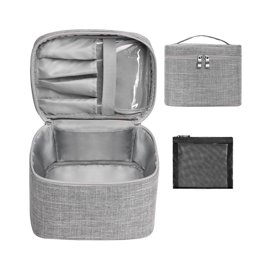 Makeup Bag with Inner Pouch Cosmetic Bag