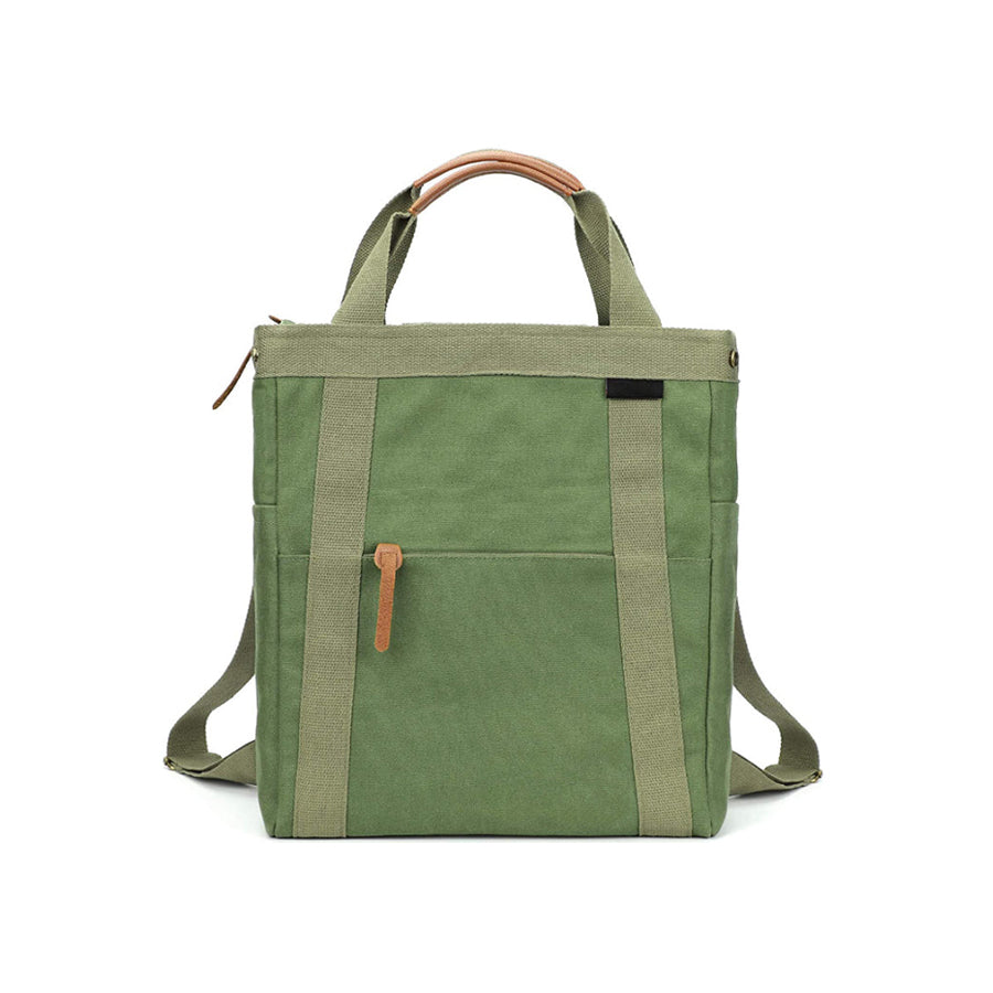 Canvas Business Laptop Backpack Casual Tote Bag