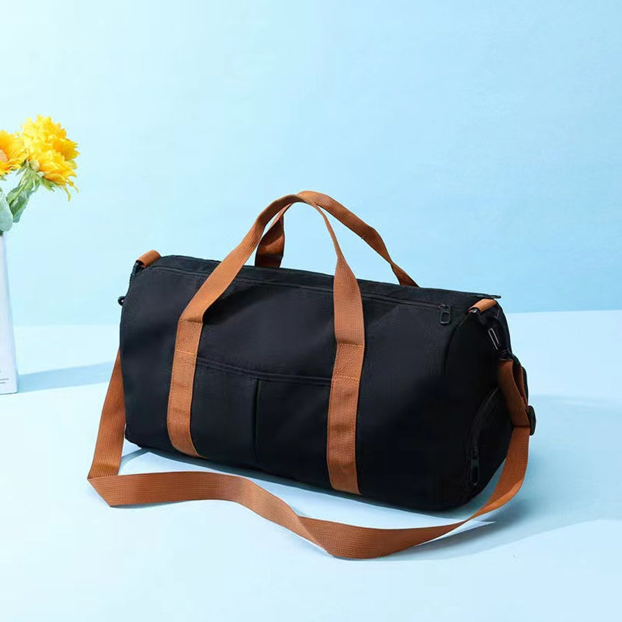 Waterproof Travel Bag with Wet Pocket & Shoe Pouch