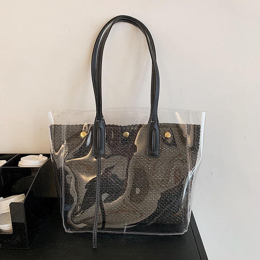 PVC Transparent Plastic Beach Casual Shoulder Bag