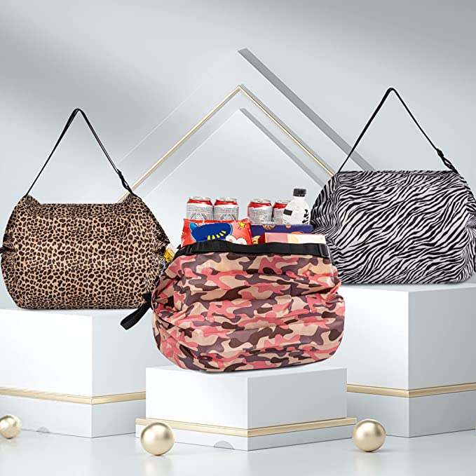 3pcs Fold One-Shoulder Bags Eco Friendly Tote Bag