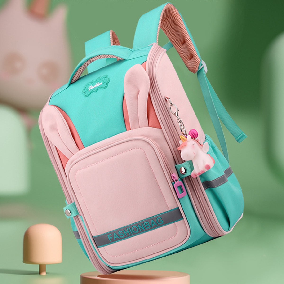 Multicolor Cute Ridge Protector Backpack for Children