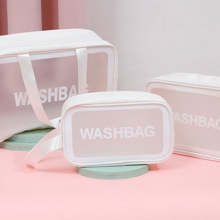 3pcs Set Waterproof PVC Clear Toiletry Bags