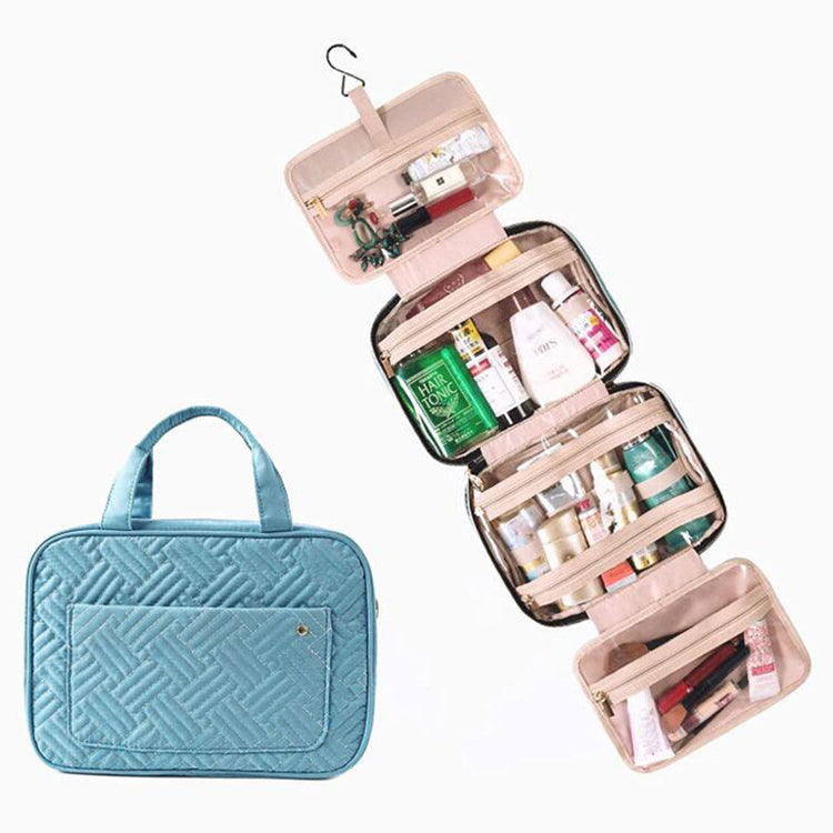 Folding Portable Quilting Travel Roll Up Toiletry Bags