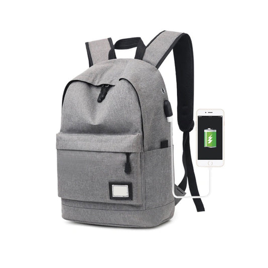 Waterproof College Laptop Backpack With Usb Charging Port