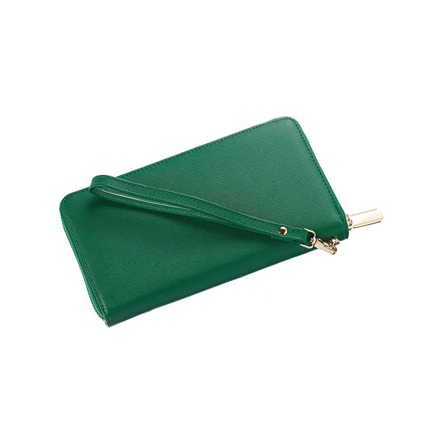 Promotional RFID blocking PU Leather Clutch Wallet
