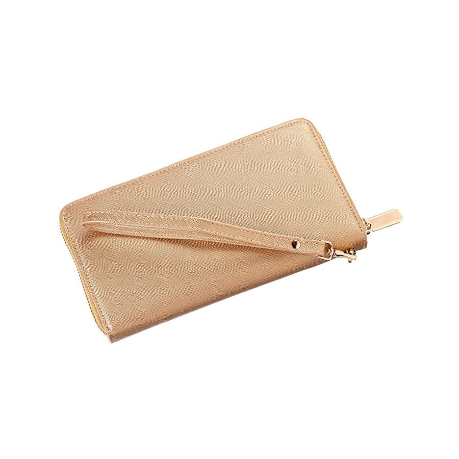 Promotional RFID blocking PU Leather Clutch Wallet