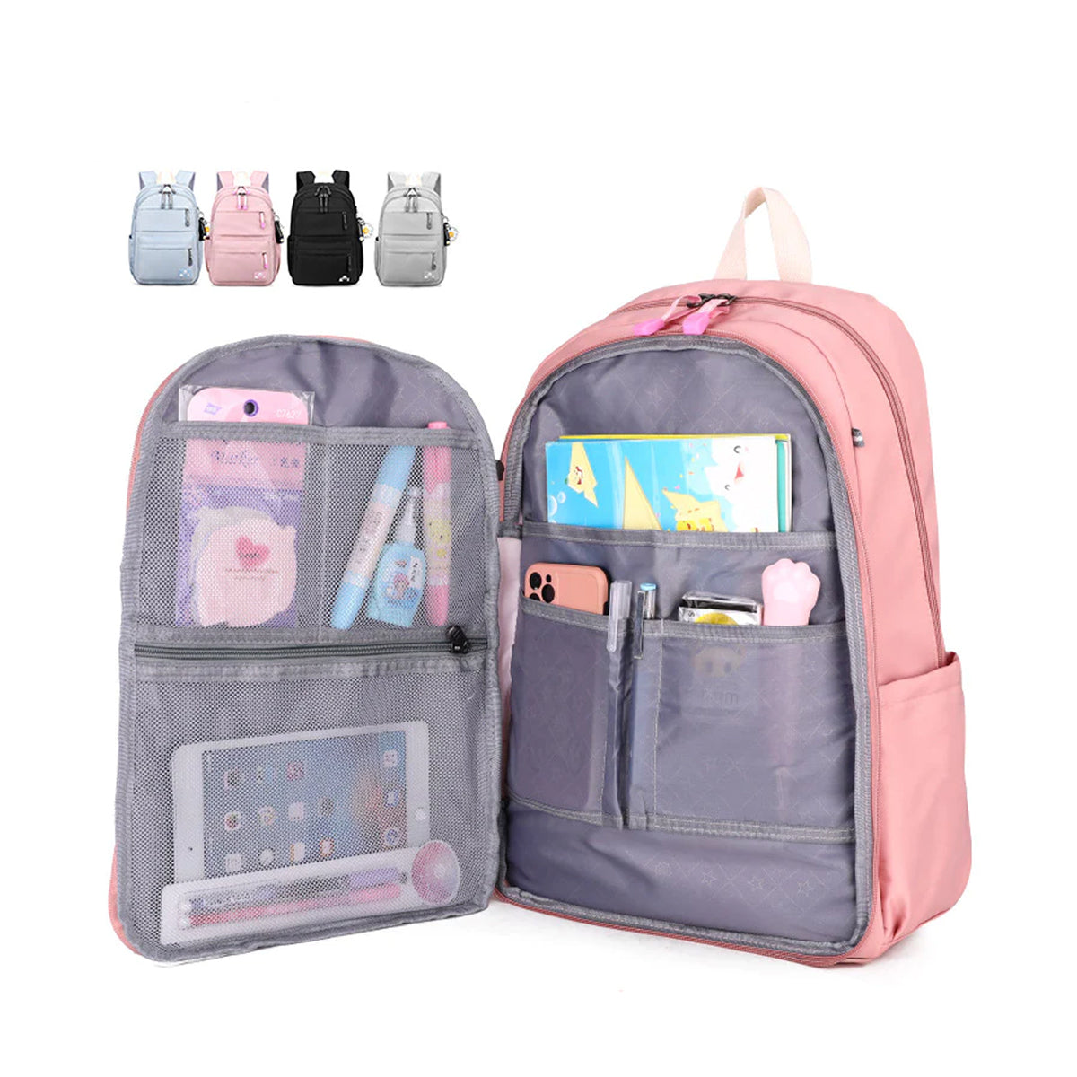 Lightweight Waterproof Wearable School Leisure Travel Backpack