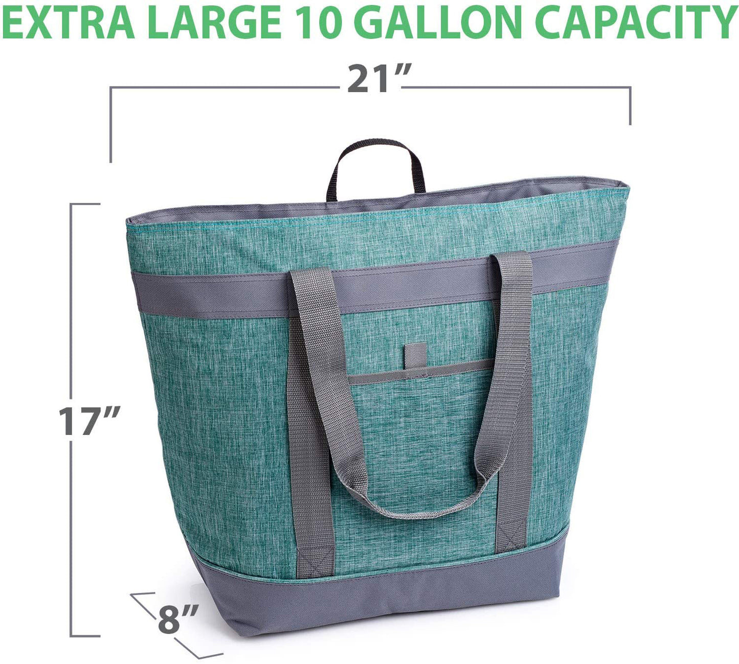 Premium Quality Soft Sided Insulated Grocery Cooler Bag