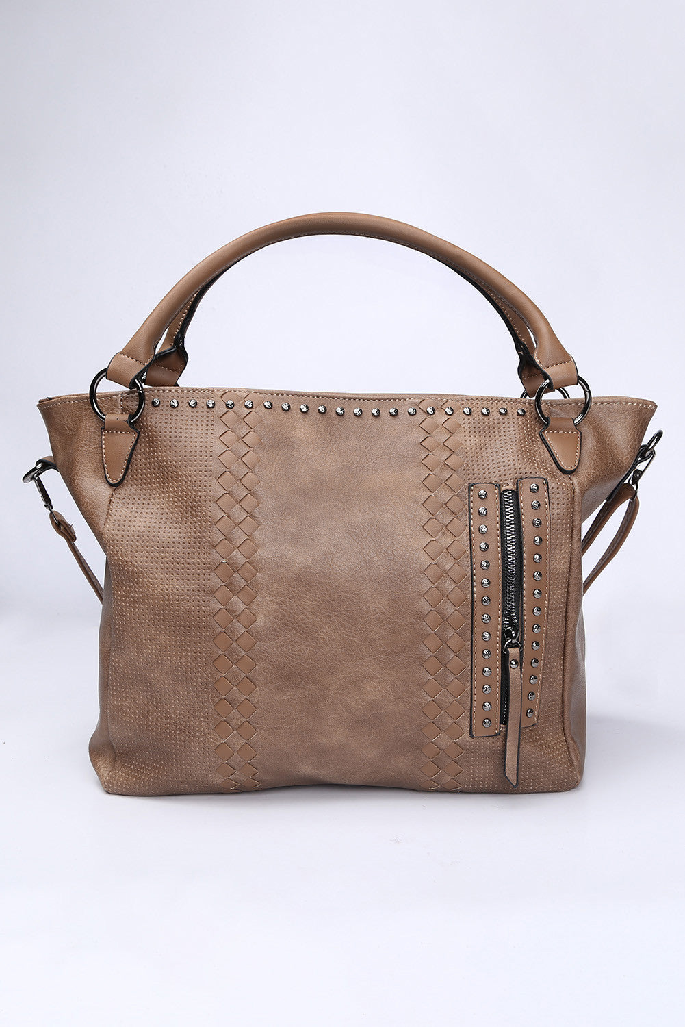 Fashion large-capacity fashion casual leather handbag