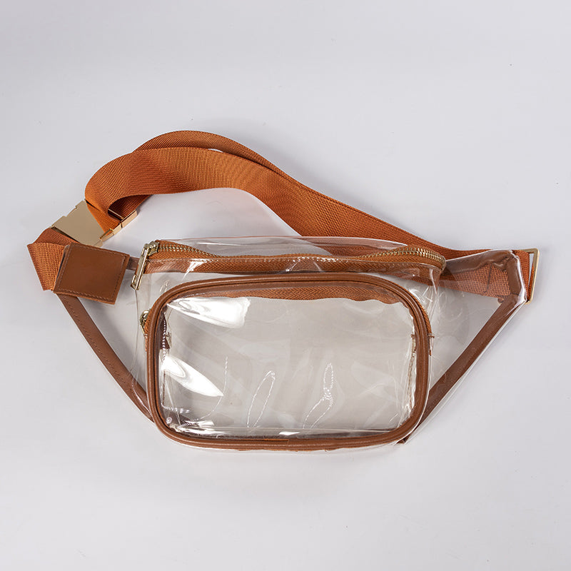 New Transparent Outdoor Running Large-capacity Waist Bag