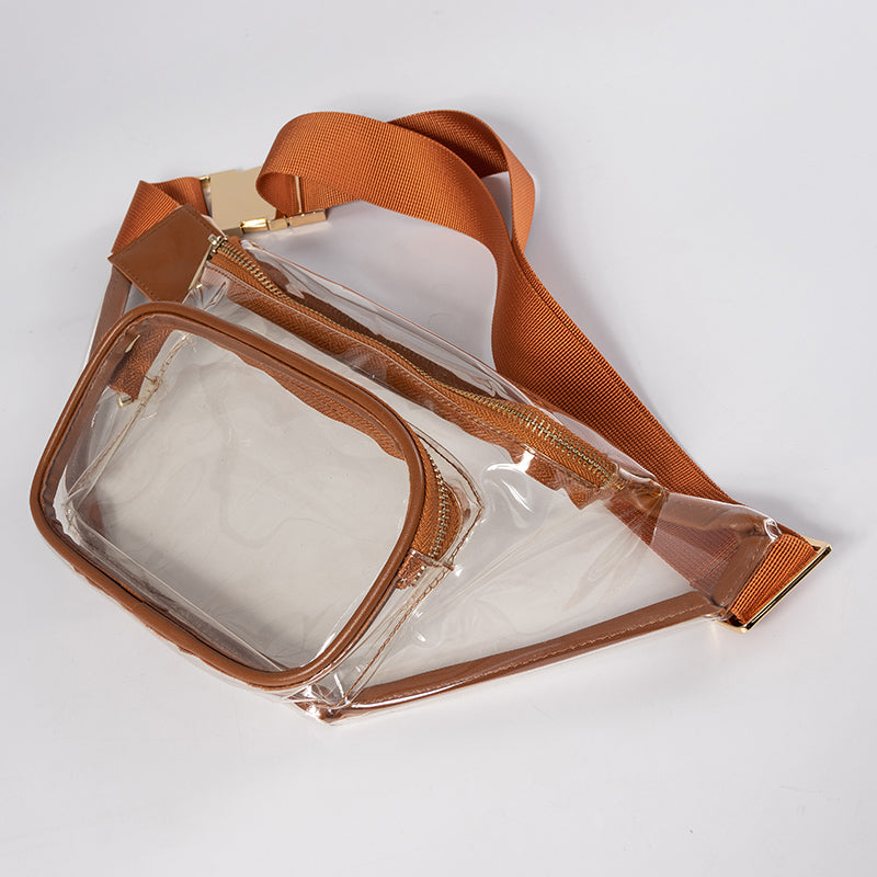 New Transparent Outdoor Running Large-capacity Waist Bag