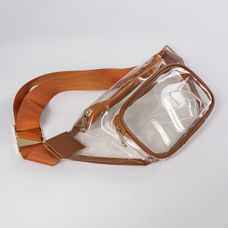 New Transparent Outdoor Running Large-capacity Waist Bag