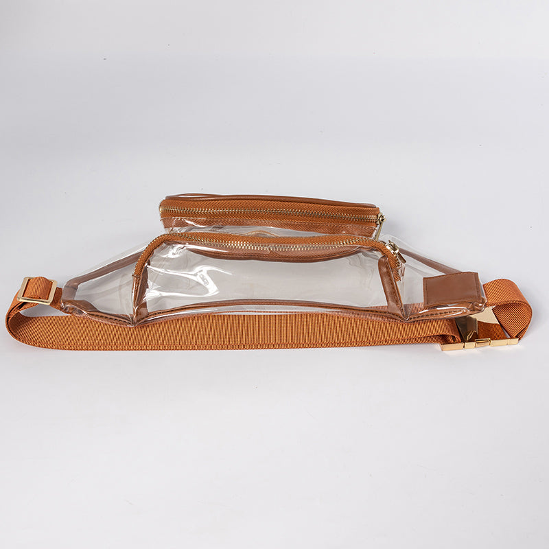 New Transparent Outdoor Running Large-capacity Waist Bag