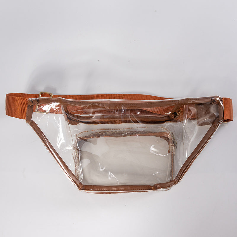 New Transparent Outdoor Running Large-capacity Waist Bag