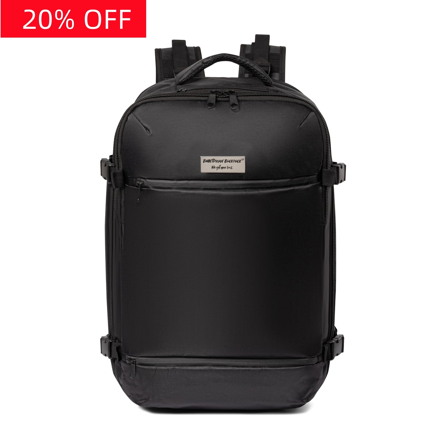 Waterproof, durable and expandable laptop backpack