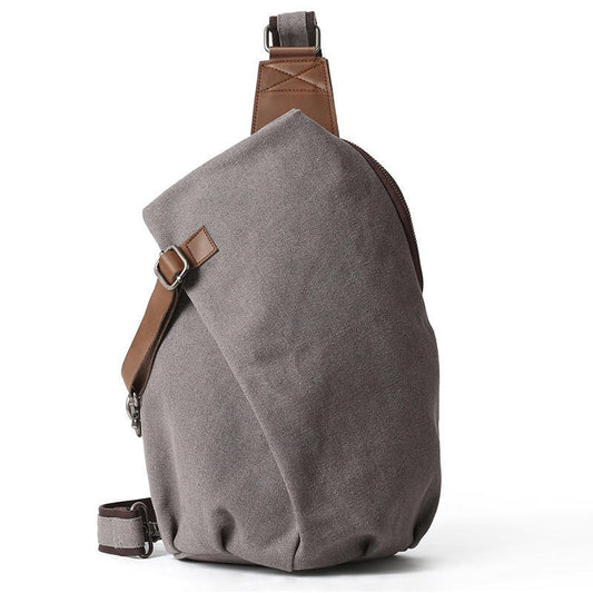 Sling Canvas Bag Small One Shoulder Backpack